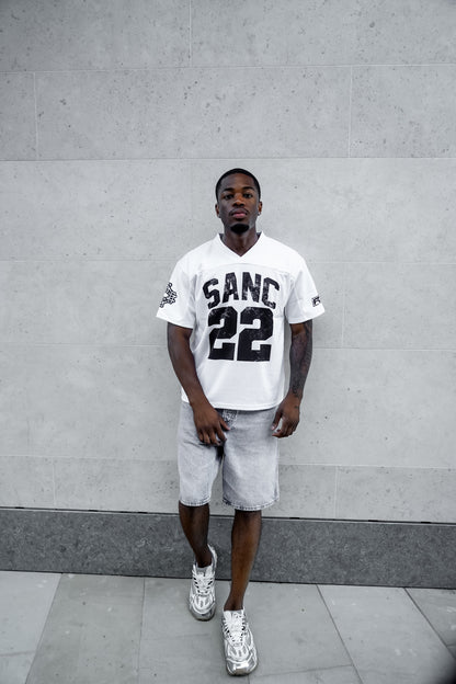 White FOBA Varsity Jersey