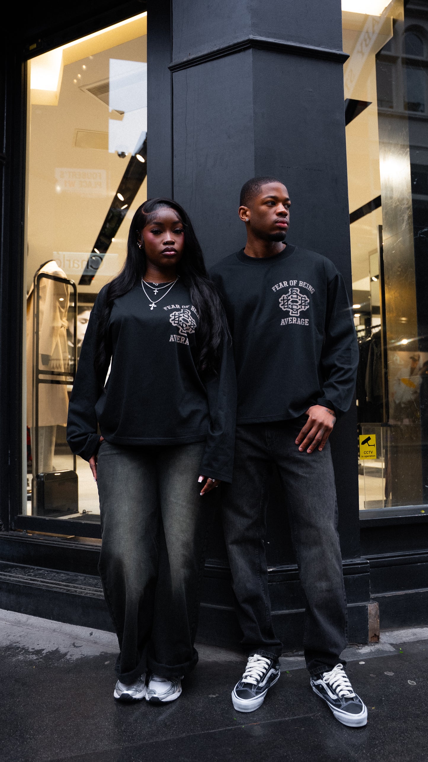 Black Vintage Sand Longsleeve