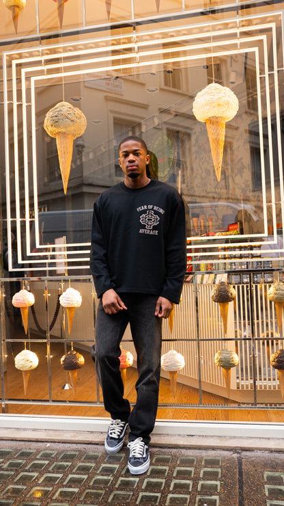 Black Vintage Sand Longsleeve