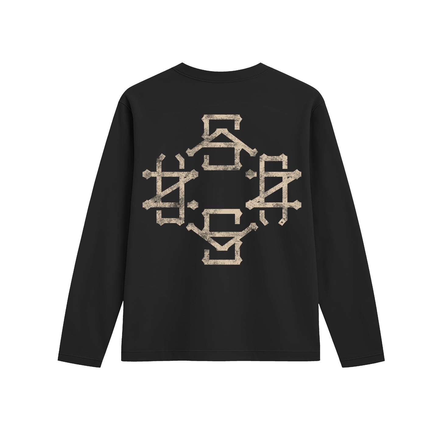 Black Vintage Sand Longsleeve